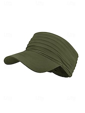 voordelige Dameshoeden-Damespet met elastische polyester klep, gemaakt van stretchstof voor casual buitenactiviteiten, reizen en vakanties, verkrijgbaar in verschillende kleuren, comfortabele zomerpet voor dames