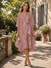 voordelige moeders wikkels-Effen Sjaals Jas Jacket Vrouwen Wrap Moeder's Bruiloft Gast Wraps Dames Elegante Halve Mouw Chiffon Wraps Met Effen Kleur Voor Avondfeest Lente  Herfst dress to impress