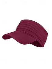 voordelige Dameshoeden-Damespet met elastische polyester klep, gemaakt van stretchstof voor casual buitenactiviteiten, reizen en vakanties, verkrijgbaar in verschillende kleuren, comfortabele zomerpet voor dames