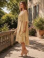 voordelige moeders wikkels-Effen Sjaals Jas Jacket Vrouwen Wrap Moeder's Bruiloft Gast Wraps Dames Elegante Halve Mouw Chiffon Wraps Met Effen Kleur Voor Avondfeest Lente  Herfst dress to impress