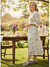 abordables Sandalias de tacón-Sandalias de tacón medio con decoración floral gris para mujer: estilo casual elegante, tacón de bloque cómodo para damas, uso diario, fiestas en el jardín, viajes y eventos de verano.