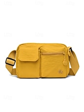 economico Borse a Tracolla-Borsa a tracolla da donna in nylon impermeabile, borsa da viaggio capiente e multicolore con molteplici tasche, tracolla regolabile, ideale per le vacanze e per tutti i giorni. &amp;sport all'aria aperta