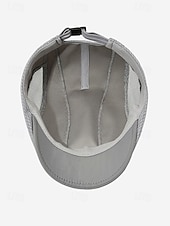 cheap Men's Hats-Men's Mesh Beret Hat - Breathable Polyester Ivy Cabbie Cap with Adjustable Buckle, Multiple Colors, Lightweight Newsboy Flat Cap for Summer Travel, Outdoor Activities &amp; Daily Casual Wear