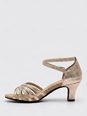 preiswerte 1920er Jahre &amp; Gatsby-Ära-Champagnerfarbene Damen-Pumps im Stil der 1920er Jahre, inspiriert von „Der große Gatsby“ – Vintage-Flapper-Tanzschuhe mit gekreuzten Riemen &amp;elegante Kitten Heels für Jazzpartys, Gatsby-Galas