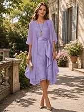 voordelige moeders wikkels-Effen Sjaals Jas Jacket Vrouwen Wrap Moeder's Bruiloft Gast Wraps Dames Elegante Halve Mouw Chiffon Wraps Met Effen Kleur Voor Avondfeest Lente  Herfst dress to impress