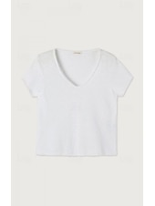 cheap Plain tee-Women's T Shirt Stylish Short Sleeve V Neck Regular Tops Casual Olive green (official brushed inner version) Grey (Official brushed inner fabric) White (official brushed inner fabric) Summer Spring