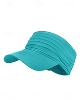 voordelige Dameshoeden-Damespet met elastische polyester klep, gemaakt van stretchstof voor casual buitenactiviteiten, reizen en vakanties, verkrijgbaar in verschillende kleuren, comfortabele zomerpet voor dames