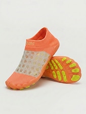 voordelige Vrouwen-Damesblauwe mesh waterschoenen met stippen – ademende, elastische gebreide, sneldrogende instapsneakers met een flexibele antislipzool voor strand, zwemmen, surfen en yoga. &amp; reis