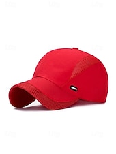ieftine Pălării pentru bărbați-Șapcă de baseball pentru bărbați din poliester cu uscare rapidă, pălărie de soare reglabilă, respirabilă, multicoloră, pentru pescuit în aer liber, călătorii, vacanțe și ținute casual zilnice