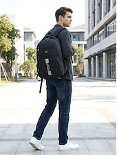 cheap College Backpacks-Men's Lightweight Laptop Backpack, Water-Resistant Large Capacity College &amp; Work Backpack for Daily Commute Travel