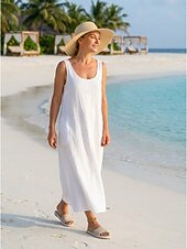 ieftine Sandale tip slide-Sandale damă din rafie țesută - sandale plate din paie, cu vârful deschis, stil boho, pentru vacanța de vară la plajă, sandale espadrile naturale