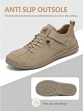 cheap Women's Sneakers-Women's Khaki Wide Width Comfort Walking Shoes – Extra Wide Toe Box Casual Sneakers with Soft Leather Upper &amp; Flexible Non-Slip Sole for Travel, Outdoor and Everyday Wear