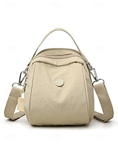 voordelige Crossbody-tassen-Waterdichte polyester crossbodytas voor dames, verstelbare schouderband, meerlaagse tas met grote capaciteit voor op reis &amp;Tas voor dagelijks gebruik, lichtgewicht casual zomertas, verkrijgbaar in