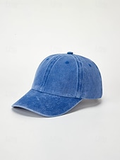 voordelige Dameshoeden-Dames baseballpet van gewassen katoen, verstelbare pet in vintage stijl, verkrijgbaar in verschillende kleuren, ademende zomerpet voor op reis, buitenactiviteiten, het strand en dagelijks gebruik.