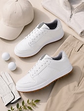 baratos Sapatos de Golfe Femininos-calçados esportivos brancos para golfe femininos – tênis respiráveis para golfe profissional, campos de treinamento e competições de fim de semana