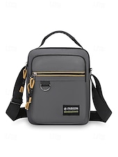 tanie Torby męskie-Męska torba listonoszka typu crossbody, lekka, poliestrowa torba na ramię, wielokieszeniowa, torba podróżna na co dzień, do pracy, na zakupy, na wakacje, do pracy na świeżym powietrzu, na co dzień, w