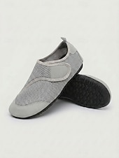 Недорогие Женщины-Women's Quick Dry Water Shoes with Protective Anti-Collision Toe Guard – Breathable Aqua Shoes Featuring Elastic Speed Lacing, Fast Drainage and Non-Slip Sole for Beach, Kayaking and Water Sports
