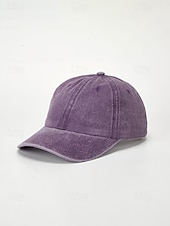 voordelige Dameshoeden-Dames baseballpet van gewassen katoen, verstelbare pet in vintage stijl, verkrijgbaar in verschillende kleuren, ademende zomerpet voor op reis, buitenactiviteiten, het strand en dagelijks gebruik.