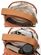 voordelige Crossbody-tassen-Waterdichte polyester crossbodytas voor dames, verstelbare schouderband, meerlaagse tas met grote capaciteit voor op reis &amp;Tas voor dagelijks gebruik, lichtgewicht casual zomertas, verkrijgbaar in