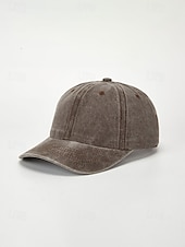 voordelige Dameshoeden-Dames baseballpet van gewassen katoen, verstelbare pet in vintage stijl, verkrijgbaar in verschillende kleuren, ademende zomerpet voor op reis, buitenactiviteiten, het strand en dagelijks gebruik.