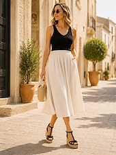 abordables Sandalias de cuña-Sandalias de cuña tipo alpargata para mujer, sandalias de plataforma con tiras y hebilla en el tobillo, zapatos bohemios de verano para la playa, cruceros y vestidos.