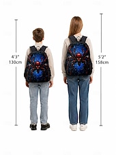 voordelige Kinderen en Tiener Rugzakken-Grote schoolrugzak voor jongens met twee compartimenten, coole schooltas met print voor kinderen en tieners, lichtgewicht reisrugzak voor de start van het schooljaar.