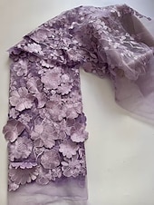 economico Abiti da cocktail-Linea ad A Lunghezza Tè Abiti da Cocktail Abiti da festa Elegante Vintage Floreale Mezza Manica Scollo a V Matrimonio Formale Vestito Rosa Raso con Ricamo Tasca