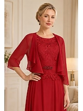 economico impacchi della madre-scialli per ospiti di nozze avvolgere le donne impacchi per la madre puro elegante chiffon a mezza manica impacchi da sposa con balze per la festa primaverile&amp;amp; estate