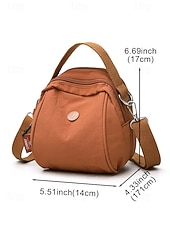 voordelige Crossbody-tassen-Waterdichte polyester crossbodytas voor dames, verstelbare schouderband, meerlaagse tas met grote capaciteit voor op reis &amp;Tas voor dagelijks gebruik, lichtgewicht casual zomertas, verkrijgbaar in