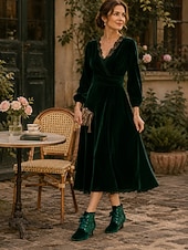  Grüne viktorianische Samt-Ankle-Boots für Damen, Schnürstiefel mit floraler Spitze und Kitten-Heel im Vintage-Stil für Partys, Cosplay und als Hochzeitsgast-Outfit