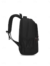 abordables Sacs à dos de Collège-Sac à dos noir pour homme, idéal pour le travail et les études, grande capacité, avec de multiples poches, résistant et doté de bretelles confortables.