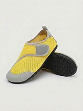 Недорогие Женщины-Women's Quick Dry Water Shoes with Protective Anti-Collision Toe Guard – Breathable Aqua Shoes Featuring Elastic Speed Lacing, Fast Drainage and Non-Slip Sole for Beach, Kayaking and Water Sports
