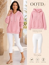  Pentru femei Pantaloni Capri Jambiere Vacanță Modă Șic Stradă Capris Talie Înaltă Culoare solidă Imprimare Termic cald Απαλό Respirabil Strech Zilnic În aer liber Vacanță Alb Albastru ou de