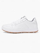 baratos Sapatos de Golfe Femininos-calçados esportivos brancos para golfe femininos – tênis respiráveis para golfe profissional, campos de treinamento e competições de fim de semana