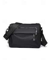 economico Borselli da uomo-Borsa a tracolla da uomo resistente all'acqua, leggera, in poliestere, con multitasche, ideale per viaggi, uso quotidiano, EDC, casual, lavoro, pendolarismo, attività all'aperto, disponibile in