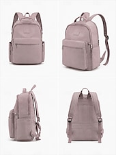 economico Zaini per Università-Zaino minimalista per laptop da donna zaino scolastico e da lavoro leggero e idrorepellente con grande tasca frontale per college viaggi e pendolarismo quotidiano