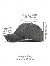 economico Cappelli da donna-Cappellino da baseball da donna in cotone lavato con coda di cavallo, cappello regolabile multicolore per chignon disordinato, cappellino estivo casual per viaggi, attività all'aperto, uso quotidiano
