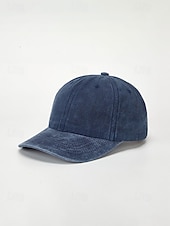 voordelige Dameshoeden-Dames baseballpet van gewassen katoen, verstelbare pet in vintage stijl, verkrijgbaar in verschillende kleuren, ademende zomerpet voor op reis, buitenactiviteiten, het strand en dagelijks gebruik.