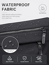 economico Borselli da uomo-Borsa a tracolla da uomo resistente all'acqua, leggera, in poliestere, con multitasche, ideale per viaggi, uso quotidiano, EDC, casual, lavoro, pendolarismo, attività all'aperto, disponibile in