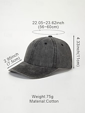 voordelige Dameshoeden-Dames baseballpet van gewassen katoen, verstelbare pet in vintage stijl, verkrijgbaar in verschillende kleuren, ademende zomerpet voor op reis, buitenactiviteiten, het strand en dagelijks gebruik.
