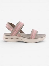 cheap Comfort Sandals-Women's Pink Elastic Strap Arch SupportWalking Sandals – Lightweight Comfort Sport Sandals with Cushioned Footbed &amp; Shock Absorbing Sole for Travel, Vacation, Beach and Everyday Comfort