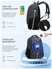 abordables Sacs à dos pour Enfants et Adolescents-Ensemble sac à dos de football pour garçon, sac d'école imperméable en polyester avec trousse, grand sac à dos à compartiments multiples, imprimé football bleu et noir pour l'école, les voyages, le