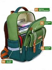 preiswerte Kinder- und Teenager-Rucksäcke-Ergonomischer Schulrucksack für Kinder mit Brustgurt wasserdichter großer Rucksack für Grundschüler zur Schule