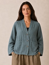 economico Collezione di Lino Premium-camicetta da donna in lino a maniche lunghe con bottoni, scollo a V, tasca, vestibilità regolare, stile vintage casual, bordeaux, blu navy, marrone, autunno/inverno