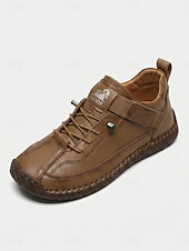 cheap Women's Sneakers-Women's Khaki Wide Width Comfort Walking Shoes – Extra Wide Toe Box Casual Sneakers with Soft Leather Upper &amp; Flexible Non-Slip Sole for Travel, Outdoor and Everyday Wear