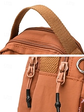 voordelige Crossbody-tassen-Waterdichte polyester crossbodytas voor dames, verstelbare schouderband, meerlaagse tas met grote capaciteit voor op reis &amp;Tas voor dagelijks gebruik, lichtgewicht casual zomertas, verkrijgbaar in
