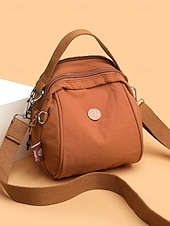 voordelige Crossbody-tassen-Waterdichte polyester crossbodytas voor dames, verstelbare schouderband, meerlaagse tas met grote capaciteit voor op reis &amp;Tas voor dagelijks gebruik, lichtgewicht casual zomertas, verkrijgbaar in