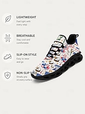  Scarpe da ginnastica slip-on da uomo con stampa patriottica e bandiera americana, leggere e traspiranti, perfette per il 4 luglio, il 250° anniversario degli Stati Uniti e le feste all'aperto.