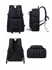 cheap College Backpacks-Large Capacity Grey College Backpack for Students - Multi-pocket University School Bag fits 15.6 inch Laptop - Water-resistant Trendy Rucksack