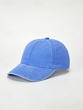 voordelige Dameshoeden-Dames baseballpet van gewassen katoen, verstelbare pet in vintage stijl, verkrijgbaar in verschillende kleuren, ademende zomerpet voor op reis, buitenactiviteiten, het strand en dagelijks gebruik.